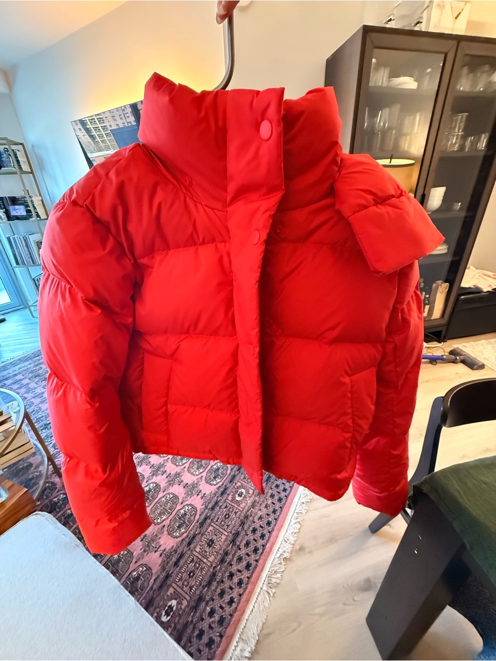 lululemon athletica Bright Red Puff Puffer Jacket SIZE 2